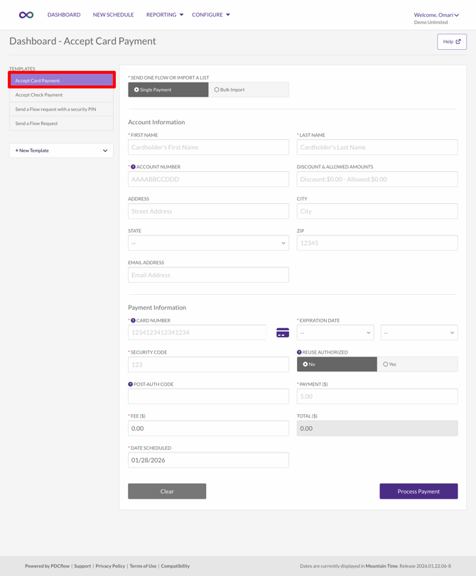 Dashboard-Select-Card-Template