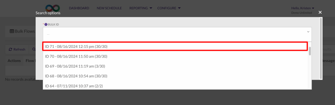 Done 4 Bulk-Flows example