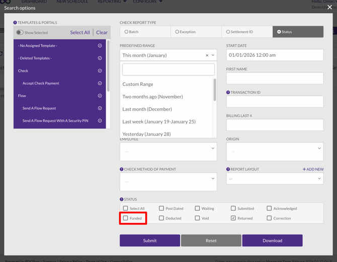 Financial-Reports-Check-Posting-Status-Funded