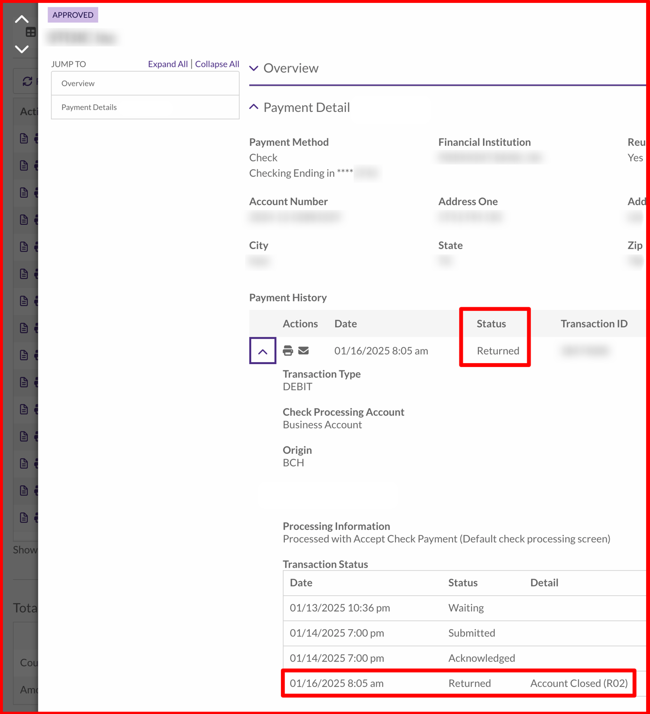 ACH Return Codes Explained