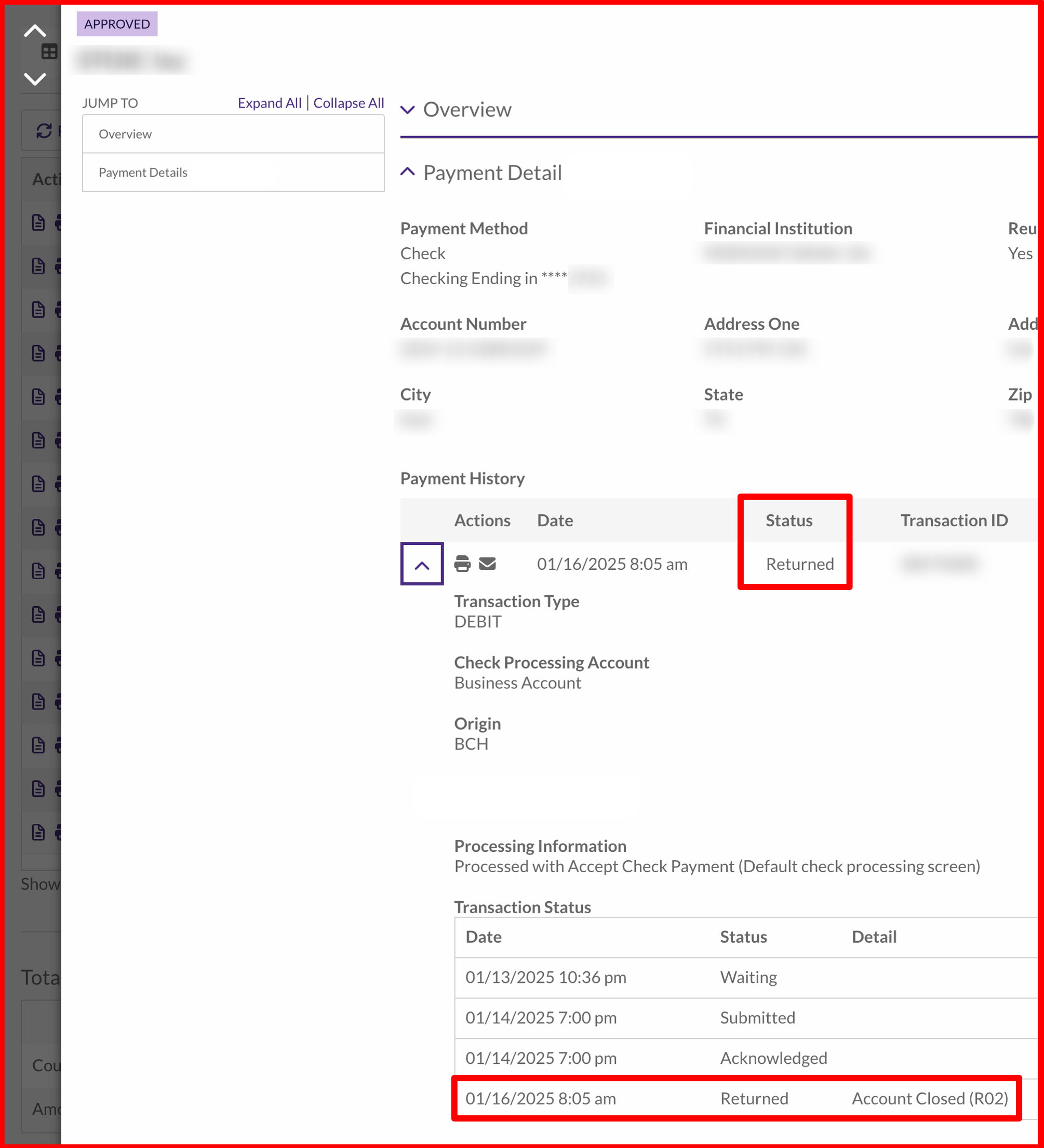 ACH Return Codes Explained