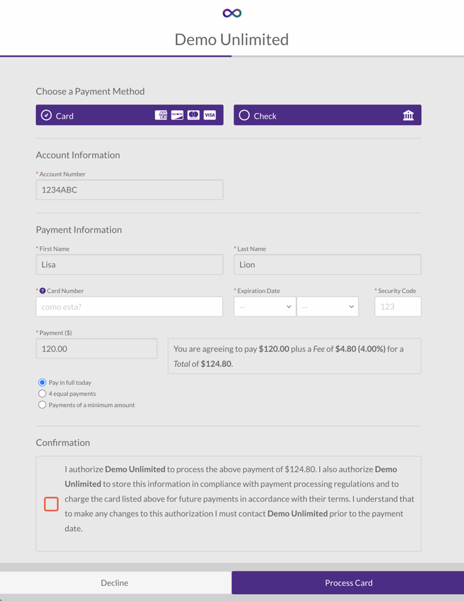 Request-Payment-Flow-Page-Option-Example