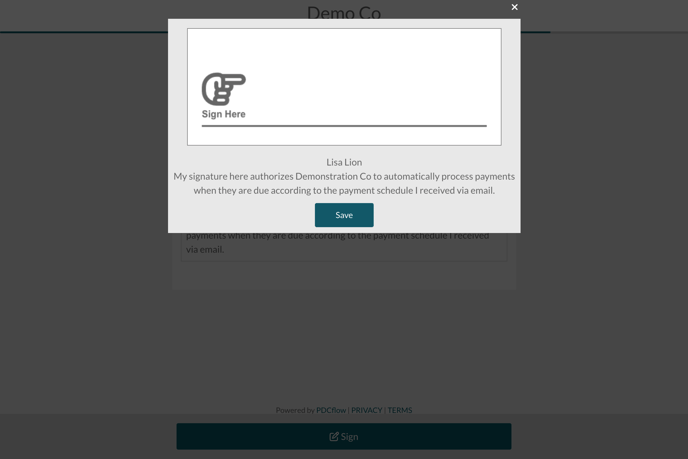 Simple-Signature-Flow-Page-Option-Example